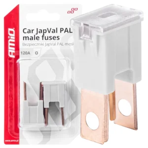 ΑΣΦΑΛΕΙΕΣ JapVal PAL O ΑΡΣΕΝΙΚΕΣ 120A ΣΕ ΓΚΡΙ ΧΡΩΜΑ AMIO - 2 Τεμ. 03404