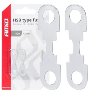 ΑΣΦΑΛΕΙΕΣ FLAT 42mm 80A AMIO - 2 Τεμ. 03501