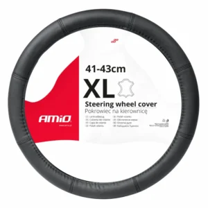 ΚΑΛΥΜΜΑ ΤΙΜΟΝΙΟΥ ΑΠΟ ΤΕΧΝΟΔΕΡΜΑ 44-46CM SWC-48-ΧΧL ΣΕ ΜΑΥΡΟ ΧΡΩΜΑ ΜΕ ΜΑΥΡΕΣ ΡΑΦΕΣ AMIO - 1 ΤΕΜ. 03549