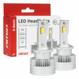 ΛΑΜΠΕΣ LED D2S/D2R 12V 6.000K 6800lm CAN-BUS D-BASIC SERIES AMIO - 2 Τεμ. 03627