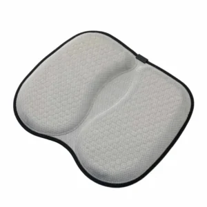 ΜΑΞΙΛΑΡΙ ΚΑΘΙΣΜΑΤΟΣ ΑΠΟ GEL ΚΑΙ ΔΙΑΠΝΕΟΝ ΥΦΑΣΜΑ 40x35cm ΓΚΡΙ ΧΡΩΜΑ AMIO - 1 Τεμ. 03652