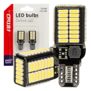 ΛΑΜΠΑΚΙΑ T15e W16W 12/24V 54x4014 SMD LED CAN-BUS PRO SERIES AMIO - 2 Τεμ. 03724