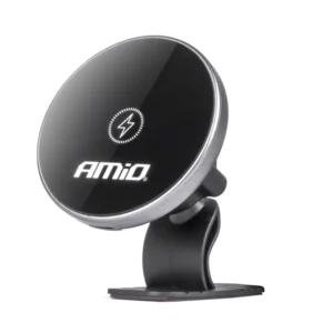 ΒΑΣΗ ΣΤΗΡΙΞΗΣ ΚΙΝΗΤΟΥ ΜΑΓΝΗΤΙΚΗ ΑΥΤΟΚΟΛΛΗΤΗ (3M)  ΜΕ ΑΣΥΡΜΑΤΗ ΦΟΡΤΙΣΗ QUICK CHARGE 2A MAX15W MY MAG AMIO - 1 Τεμ. 03774