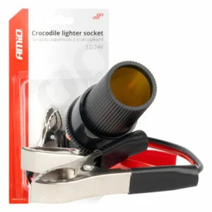 ΥΠΟΔΟΧΗ ΓΙΑ ΦΙΣ ΑΝΑΠΤΗΡΑ ΜΕ ΚΡΟΚΟΔΕΙΛΑΚΙΑ 12/24V 15cm ΑΜΙΟ - 1 ΤΕΜ. 03803