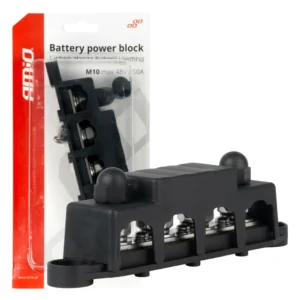 ΜΠΑΡΑ ΚΑΛΩΔΙΩΝ / ΤΕΡΜΑΤΙΚΟ 4 ΘΕΣΕΩΝ M10 max 48V  AMIO - 1 Τεμ. 03811