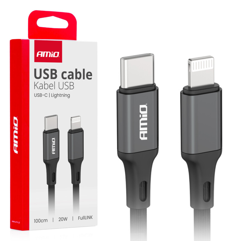 ΚΑΛΩΔΙΑ ΦΟΡΤΙΣΗΣ ΚΑΙ ΜΕΤΑΦΟΡΑΣ ΔΕΔΟΜΕΝΩΝ USB TYPE C ΣΕ APPLE LIGHTING 100CM 20W ΜΑΥΡΟ ΑΜΙΟ - 1 ΤΕΜ. ΚΑΛΩΔΙΑ ΦΟΡΤΙΣΗΣ ΚΑΙ ΜΕΤΑΦΟΡΑΣ ΔΕΔΟΜΕΝΩΝ USB TYPE C ΣΕ APPLE LIGHTING 100CM 20W ΜΑΥΡΟ ΑΜΙΟ - 1 ΤΕΜ. 03904 - Image 1