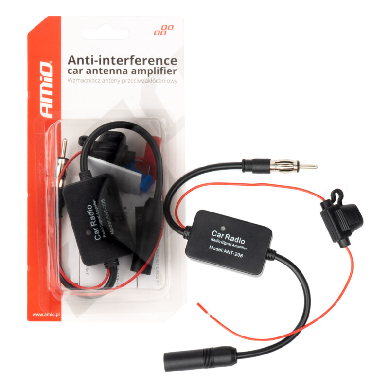 ΕΝΙΣΧΥΤΗΣ ΣΗΜΑΤΟΣ ΚΕΡΑΙΑΣ ΚΑΤΑ ΤΩΝ ΠΑΡΕΜΒΟΛΩΝ 12V - AM/FM AMIO - 1 τεμ. 04133