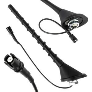 ΚΕΡΑΙΑ ΟΡΟΦΗΣ ANT09 23.4 cm ΜΕ ΚΑΛΩΔΙΟ 20cm ΚΑΙ ΦΙΣΑ RAKU-2 UNIVERSAL ΜΑΥΡΗ ΑΜΙΟ - 1 ΤΕΜ. 04153