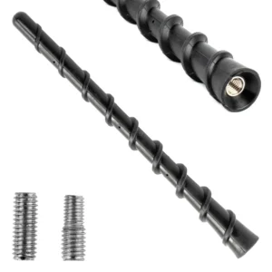 ΚΕΡΑΙΑ ΟΡΟΦΗΣ ANTM10 18cm ΜΕ 2 ΑΝΤΑΠΤΟΡΕΣ 5-6mm ΜΑΥΡΗ ΑΜΙΟ - 1 ΤΕΜ. 04160