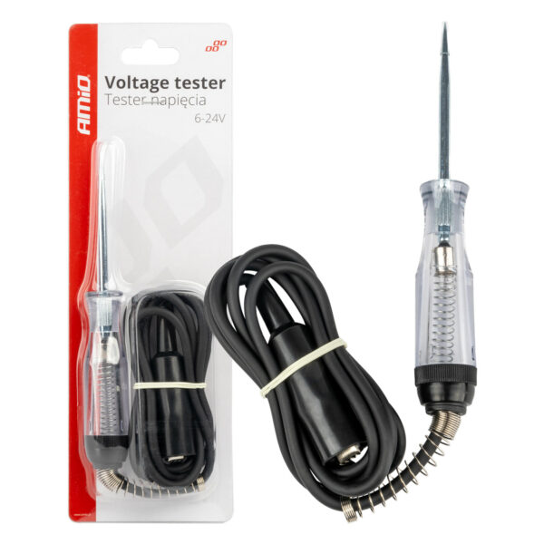 Amio - ΔΟΚΙΜΑΣΤΙΚΟ ΚΑΤΣΑΒΙΔΙ 6/24V (ΑΚΙΔΑ) HEAVY DUTY ΜΕ ΚΑΛΩΔΙΟ ΚΑΙ ΚΡΟΚΟΔΕΙΛΑΚΙ - 1 ΤΕΜ. (04273/AM) 04273