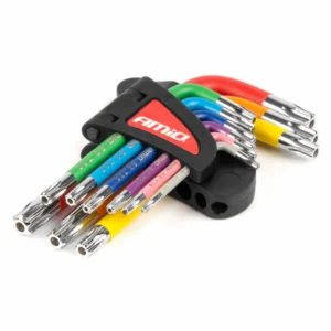 ΣΕΤ ΚΛΕΙΔΙΑ TORX ΑΤΣΑΛΙ S2 ΔΙΑΦΟΡΑ ΜΕΓΕΘΗ ΔΙΑΦΟΡΑ ΧΡΩΜΑΤΑ ΑΜΙΟ - 9 ΤΕΜ. 04300