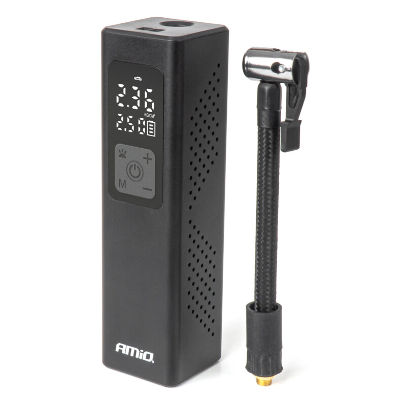 ΚΟΜΠΡΕΣΕΡ ΑΕΡΑ 12V 10BAR 150PSI 20L/MIN 100W ΜΕ ΨΗΦΙΑΚΗ ΟΘΟΝΗ & ΦΑΚΟ LED AMIO 1ΤΕΜ. ΚΟΜΠΡΕΣΕΡ ΑΕΡΑ 12V 10BAR 150PSI 20L/MIN 100W ΜΕ ΨΗΦΙΑΚΗ ΟΘΟΝΗ & ΦΑΚΟ LED AMIO 1ΤΕΜ. 04376 - Image 1