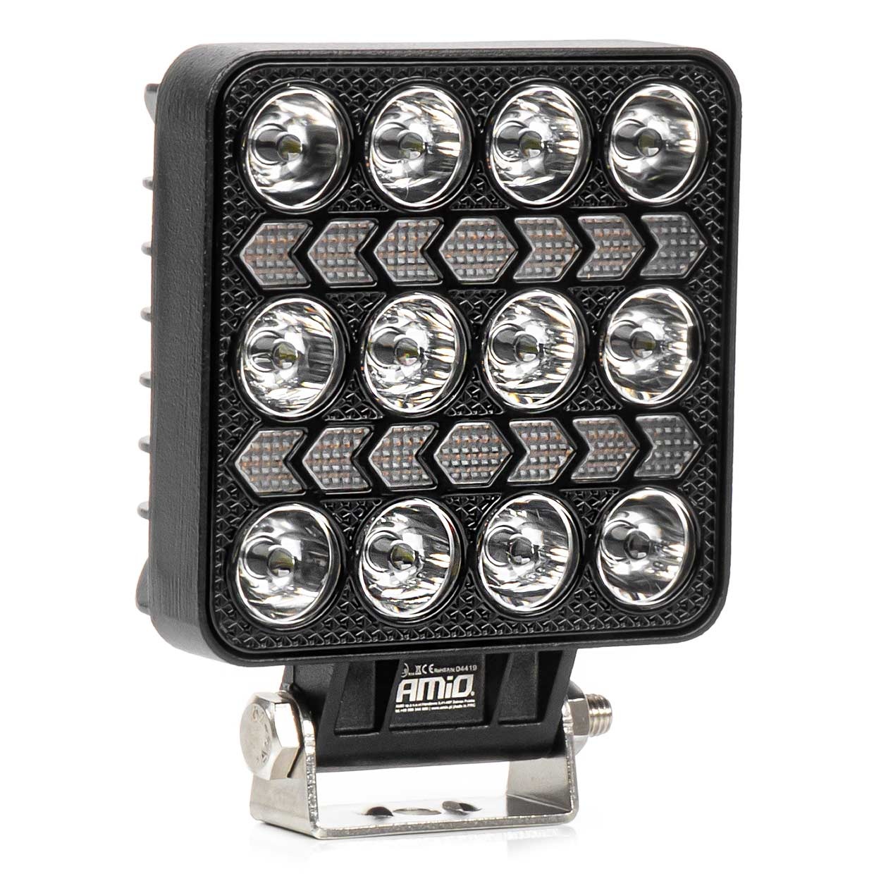 Amio - LED Λάμπα Εργασίας 36W 3600lm 6500K με Προειδοποιητικό Φως – 9–36V (Λευκό + Κίτρινο) Spot Αλουμινένια - 1 τεμ. - (04419/AM) Amio - LED Λάμπα Εργασίας 36W 3600lm 6500K με Προειδοποιητικό Φως – 9–36V (Λευκό + Κίτρινο) Spot Αλουμινένια - 1 τεμ. - (04419/AM) 04419 - Image 1
