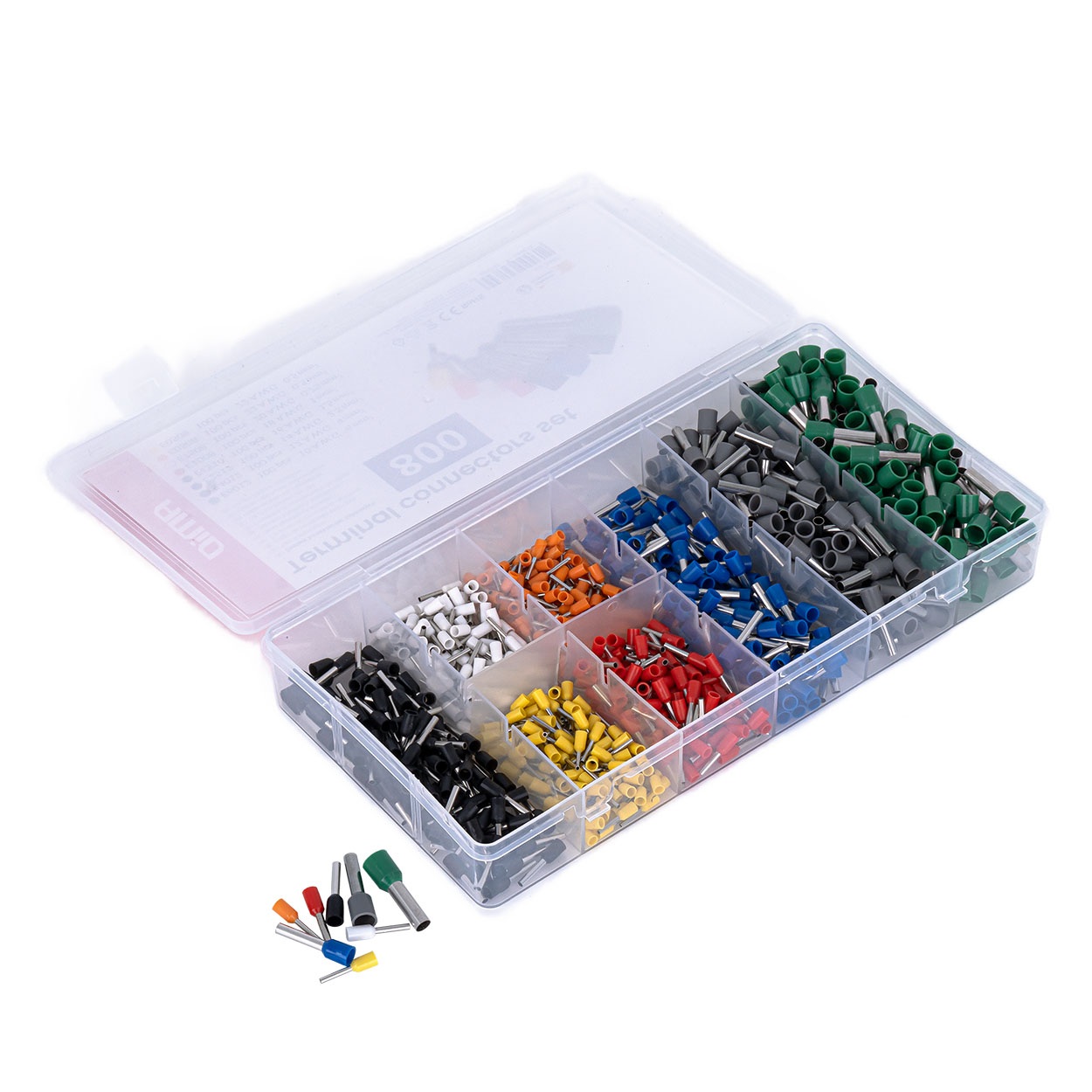 Amio - Σετ Ακροδεκτών Καλωδίωσης - 800 τεμ. (04461/AM) Amio - Σετ Ακροδεκτών Καλωδίωσης - 800 τεμ. (04461/AM) 04461 - Image 1