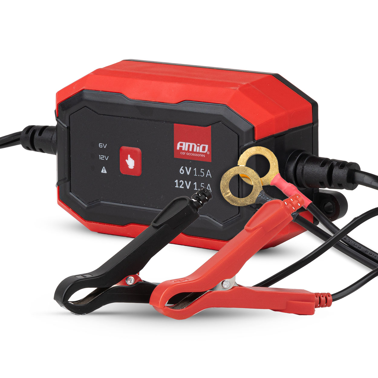 Amio - Φορτιστής Μπαταρίας Ψηφιακός AGM GEL LiFePo4 (LFP) τάση λειτουργίας 6/12V ένταση ρεύματος 1.5A για Επιβατικά Αυτοκίνητα και Μοτοσυκλέτες - 1 τεμ. (04526/AM) Amio - Φορτιστής Μπαταρίας Ψηφιακός AGM GEL LiFePo4 (LFP) τάση λειτουργίας 6/12V ένταση ρεύματος 1.5A για Επιβατικά Αυτοκίνητα και Μοτοσυκλέτες - 1 τεμ. (04526/AM) 4526 - Image 1