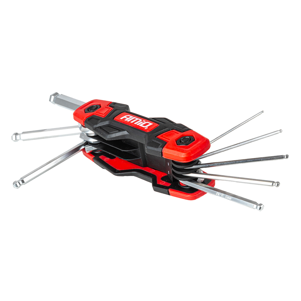 Amio – Πτυσσόμενα Κλειδιά Allen Imbus CR-V 1.5-8mm Πολυεργαλείο Heavy Duty για Σταθερή Εφαρμογή στη Βίδα & Καθημερινή Χρήση – 1 Τεμ. (04788/AM) Amio – Πτυσσόμενα Κλειδιά Allen Imbus CR-V 1.5-8mm Πολυεργαλείο Heavy Duty για Σταθερή Εφαρμογή στη Βίδα & Καθημερινή Χρήση – 1 Τεμ. (04788/AM) 04788 - Image 1
