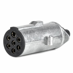 Amio – Πρίζα Κοτσαδόρου 24V 7PIN Type N Αλουμινίου Heavy Duty για Ασφαλή Σύνδεση & Καθημερινή Χρήση – 1 Τεμ. (04790/AM) 04790