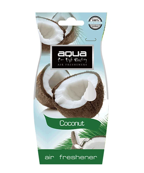 ΑΡΩΜΑΤΙΚΟ ΑΥΤΟΚΙΝΗΤΟΥ ΚΡΕΜΑΣΤΟ ΜΕ ΑΡΩΜΑ ΚΑΡΥΔΑ (COCONUT) AQUA - 1 TEM. ΑΡΩΜΑΤΙΚΟ ΑΥΤΟΚΙΝΗΤΟΥ ΚΡΕΜΑΣΤΟ ΜΕ ΑΡΩΜΑ ΚΑΡΥΔΑ (COCONUT) AQUA - 1 TEM. 10-003 - Image 1