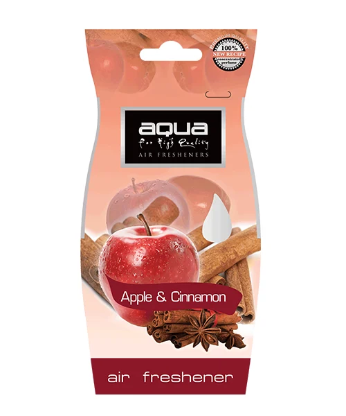 ΑΡΩΜΑΤΙΚΟ ΑΥΤΟΚΙΝΗΤΟΥ ΚΡΕΜΑΣΤΟ ΜΕ ΑΡΩΜΑ ΜΗΛΟ/ΚΑΝΕΛΑ (APPLE/CINNAMON) AQUA - 1 TEM. ΑΡΩΜΑΤΙΚΟ ΑΥΤΟΚΙΝΗΤΟΥ ΚΡΕΜΑΣΤΟ ΜΕ ΑΡΩΜΑ ΜΗΛΟ/ΚΑΝΕΛΑ (APPLE/CINNAMON) AQUA - 1 TEM. 10-111 - Image 1