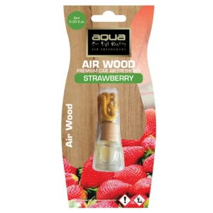 ΑΡΩΜΑΤΙΚΟ ΑΥΤΟΚΙΝΗΤΟΥ ΚΡΕΜΑΣΤΟ ΜΠΟΥΚΑΛΑΚΙ ΜΕ ΑΡΩΜΑ ΦΡΑΟΥΛΑ (STRAWBERRY) AIR WOOD AQUA - 1 TEM. 10-461