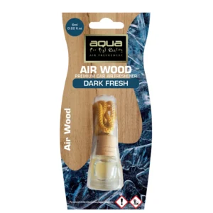 ΑΡΩΜΑΤΙΚΟ ΑΥΤΟΚΙΝΗΤΟΥ ΚΡΕΜΑΣΤΟ ΜΠΟΥΚΑΛΑΚΙ ΜΕ ΑΡΩΜΑ ΦΡΕΣΚΑΔΑ (DARK FRESH) AIR WOOD AQUA - 1 TEM. 10-585