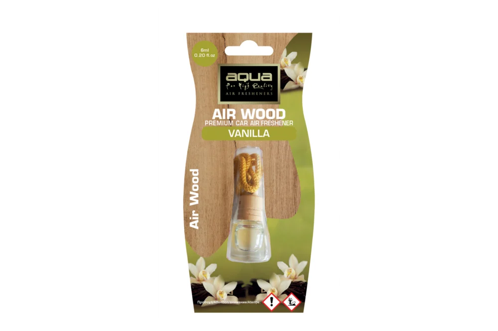 ΑΡΩΜΑΤΙΚΟ ΑΥΤΟΚΙΝΗΤΟΥ ΚΡΕΜΑΣΤΟ ΜΠΟΥΚΑΛΑΚΙ ΜΕ ΑΡΩΜΑ ΒΑΝΙΛΙΑ (VANILLA) AIR WOOD AQUA - 1 TEM. ΑΡΩΜΑΤΙΚΟ ΑΥΤΟΚΙΝΗΤΟΥ ΚΡΕΜΑΣΤΟ ΜΠΟΥΚΑΛΑΚΙ ΜΕ ΑΡΩΜΑ ΒΑΝΙΛΙΑ (VANILLA) AIR WOOD AQUA - 1 TEM. 10-643 - Image 1