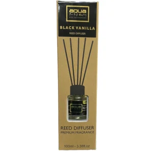 Αρωματικό Χώρου Black Vanilia Home Reed Diffuser με 6 Στικς Aqua 100 ml - 1 τμχ 10-823