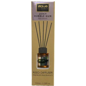 Αρωματικό Χώρου Juicy Bubblegum Home Reed Diffuser με 6 Στικς Aqua 100 ml - 1 τμχ 10-846