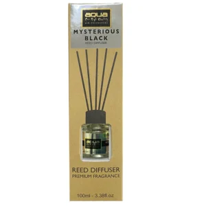 Αρωματικό Χώρου Mysterious Black Home Reed Diffuser με 6 Στικς Aqua 100 ml - 1 τμχ 10-847