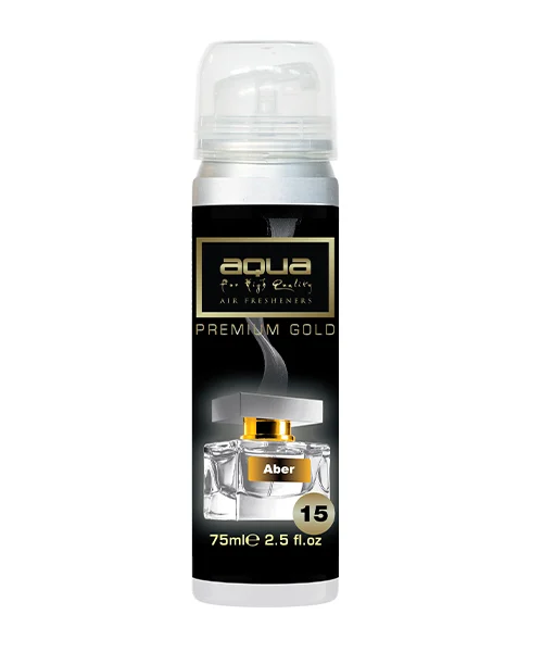 ΑΡΩΜΑΤΙΚΟ ΑΥΤΟΚΙΝΗΤΟΥ ΣΕ ΣΠΡΕΙ (SPRAY) ΜΕ ΑΡΩΜΑ ABER PREMIUM GOLD SERIES 75ml AQUA - 1 TEM. ΑΡΩΜΑΤΙΚΟ ΑΥΤΟΚΙΝΗΤΟΥ ΣΕ ΣΠΡΕΙ (SPRAY) ΜΕ ΑΡΩΜΑ ABER PREMIUM GOLD SERIES 75ml AQUA - 1 TEM. 10-890 - Image 1