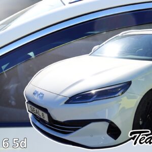 Heko - Ανεμοθραύστες για Byd Seal 6 5 Doors 2024+ Ζευγάρι Απο Εύκαμπτο Φιμέ Πλαστικό - 2 τεμ. (ΑΝΕΜ.11316-1) 11316