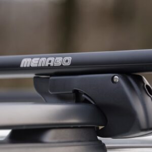 MENABO ΜΠΑΡΕΣ ΟΡΟΦΗΣ ΑΛΟΥΜΙΝΙΟΥ SHERMAN BLACK 120 cm ΣΕ ΜΑΥΡΟ ΧΡΩΜΑ ΓΙΑ Vortex Tingo 5 doors 2008>2013 ΜΕ RAISED RAILS (Παράλληλες Μπάρες με Κενό) - 2 ΤΕΜ. (12280/MB) 122800000