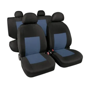 Καλύμματα Καθισμάτων Classic υψηλής ποιότητας ζακάρ Μπλε Σκούρο / Μαύρο 54993