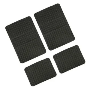 Πατάκι CALIFORNIA universal Λάστιχο 4τεμ. 45x65 cm + 45x32 cm μαύρο 26519