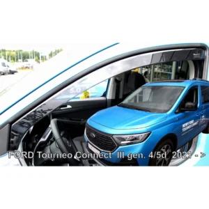 ΑΝΕΜΟΘΡΑΥΣΤΕΣ ΓΙΑ FORD TRANSIT CONNECT 2021+ / FORD TOURNEO CONNECT 2021+ ΑΠΟ ΕΥΚΑΜΠΤΟ ΦΙΜΕ ΠΛΑΣΤΙΚΟ HEKO - 2 ΤΕΜ. 15343