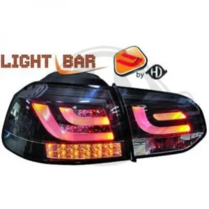 ΦΑΝΑΡΙΑ ΓΙΑ VW GOLF 6 3/5D 10.08+ BLACK LIGHTBAR DIEDERICHS 2215899