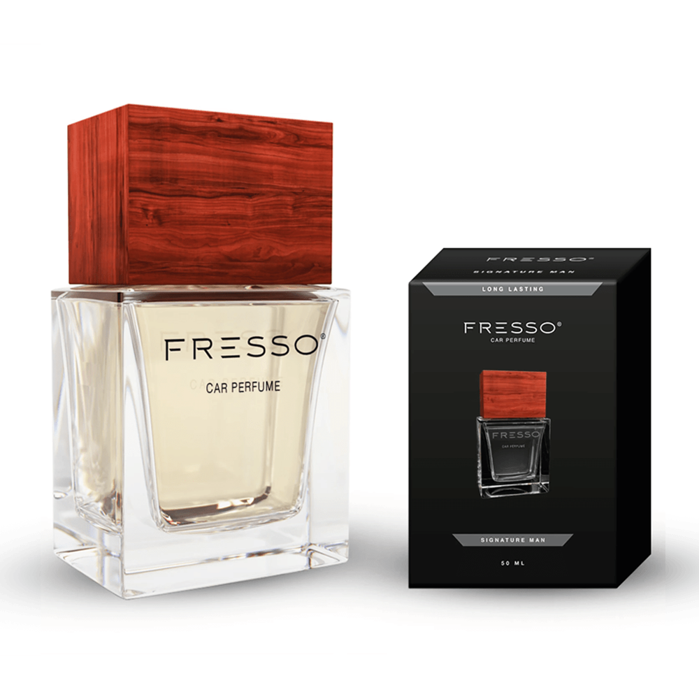 Fresso - Αρωματικό αυτοκινήτου σε spray Signature Man 50 ml - 1 τεμ. (159884/FRE) Fresso - Αρωματικό αυτοκινήτου σε spray Signature Man 50 ml - 1 τεμ. (159884/FRE) 5903282159884 - Image 1