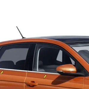 TRIM ΜΑΡΚΕ ΠΑΡΑΘΥΡΩΝ ΑΥΤΟΚΟΛΛΗΤΑ ΧΡΩΜΙΟ ΜΕΤΑΛΛΙΚΑ ΓΙΑ VW POLO 5D 2009>