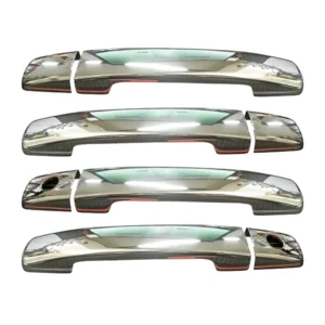 ΧΕΡΟΥΛΙΑ ΠΟΡΤΑΣ ΓΙΑ NISSAN NAVARA D40 06+  ΧΡΩΜΙΟ ΜΕΤΑΛΛΙΚΑ 4ΠΟΡΤΕΣ 4ΤΕΜ (ΔΙΠΛΗ ΤΡΥΠΑ) 6602124