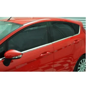 TRIM ΜΑΡΚΕ ΠΑΡΑΘΥΡΩΝ ΑΥΤΟΚΟΛΛΗΤΑ ΧΡΩΜΙΟΥ ΓΙΑ FORD FIESTA 5D 2009+ - 8 ΤΕΜ. 5907060