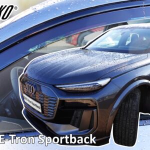 Heko - Ανεμοθραύστες για Audi Q6 E-Tron Sportback 5 Doors 2024+ Ζευγάρι Απο Εύκαμπτο Φιμέ Πλαστικό - 2 τεμ. (ΑΝΕΜ.20201) 20201