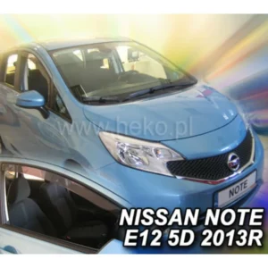 ΑΝΕΜΟΘΡΑΥΣΤΕΣ ΓΙΑ NISSAN NOTE E12 5D 2013+ ΖΕΥΓΑΡΙ ΑΠΟ ΕΥΚΑΜΠΤΟ ΦΙΜΕ ΠΛΑΣΤΙΚΟ HEKO - 2 ΤΕΜ. 24283