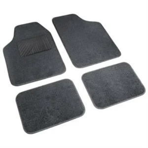 Πατάκια ΜΟΚΕΤΑ+PVC COSMO 45x66+45x33 4τεμ. Ανθρακί 25101