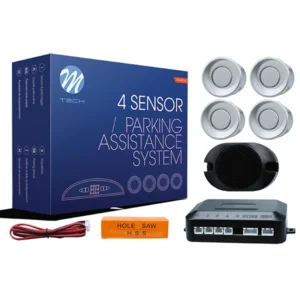 ΣΥΣΤΗΜΑ ΠΑΡΚΑΡΙΣΜΑΤΟΣ 9-15V ΜΕ 4 ΑΙΣΘΗΤΗΡΕΣ (ΑΣΗΜΙ) 18mm ΚΑΙ BUZZER (ΜΟΝΟ ΗΧΟΣ) M-TECH CP17S