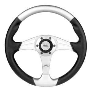 ΤΙΜΟΝΙ GRINTA (350mm - 13,80) ΤΡΙΑΚΤΙΝΟ ΜΑΥΡΟ/ΑΣΗΜΙ LUISI 13511/93S