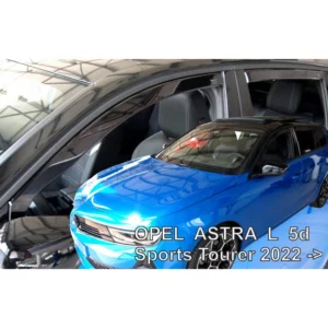 ΑΝΕΜΟΘΡΑΥΣΤΕΣ ΓΙΑ OPEL ASTRA L 5D SPORTS TOURER ESTATE 2022+? ΣΕΤ ΑΥΤΟΚΙΝΗΤΟΥ ΑΠΟ ΕΥΚΑΜΠΤΟ ΦΙΜΕ ΠΛΑΣΤΙΚΟ HEKO - 4 ΤΕΜ. 25409