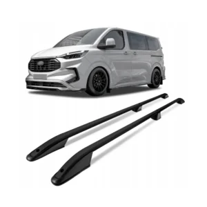 ΠΑΡΑΛΛΗΛΕΣ ΜΠΑΡΕΣ ΟΡΟΦΗΣ ΑΛΟΥΜΙΝΙΟΥ ΣΕ ΜΑΥΡΟ ΧΡΩΜΑ ELEGANCE L1 ΓΙΑ FORD TOURNEO CUSTOM 2023+ ΜΕΓΙΣΤΟ ΒΑΡΟΣ ΦΟΡΤΙΟΥ 75KG OMTEC - 2 TEM. 2659930B