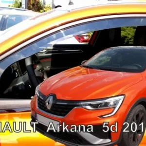 ΑΝΕΜΟΘΡΑΥΣΤΕΣ ΓΙΑ RENAULT ARKANA 5D 2019+ ΑΥΤΟΚΙΝΗΤΟΥ ΑΠΟ ΕΥΚΑΜΠΤΟ ΦΙΜΕ ΠΛΑΣΤΙΚΟ HEKO - 2 ΤΕΜ.