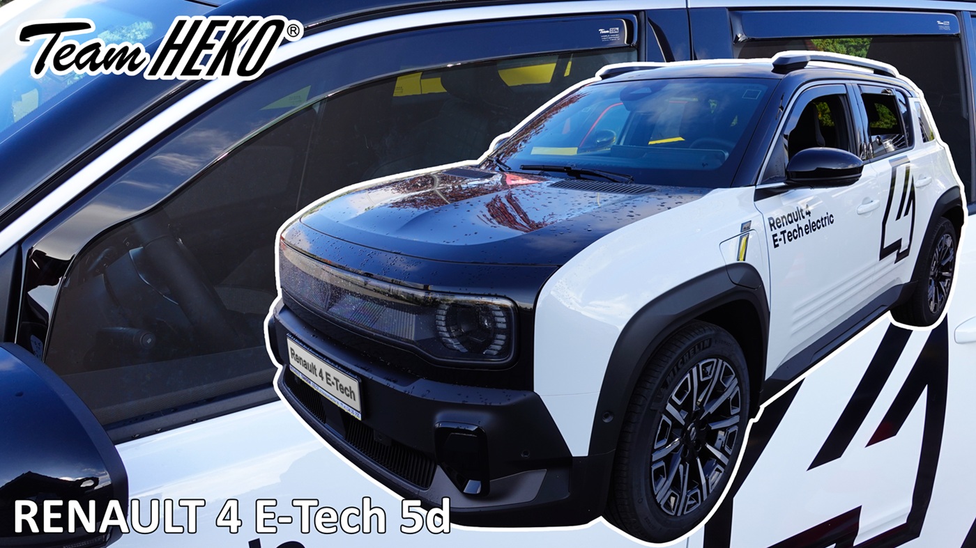 Heko - Ανεμοθράυστες για Renault 4 E-Tech Electric 5 Doors 2025+ ΣΕΤ ΑΝΕΜΟΘΡΑΥΣΤΕΣ (4ΤΕΜ) Σετ Αυτοκινήτου Απο Εύκαμπτο Φιμέ Πλαστικό - 4 τεμ. (ΑΝΕΜ.SET27038) Heko - Ανεμοθραύστες για Renault 4 E-Tech Electric 5 Doors 2025+ ΣΕΤ ΑΝΕΜΟΘΡΑΥΣΤΕΣ (4ΤΕΜ) Σετ Αυτοκινήτου Απο Εύκαμπτο Φιμέ Πλαστικό - 4 τεμ. (ΑΝΕΜ.SET27038) 27038 - Image 1
