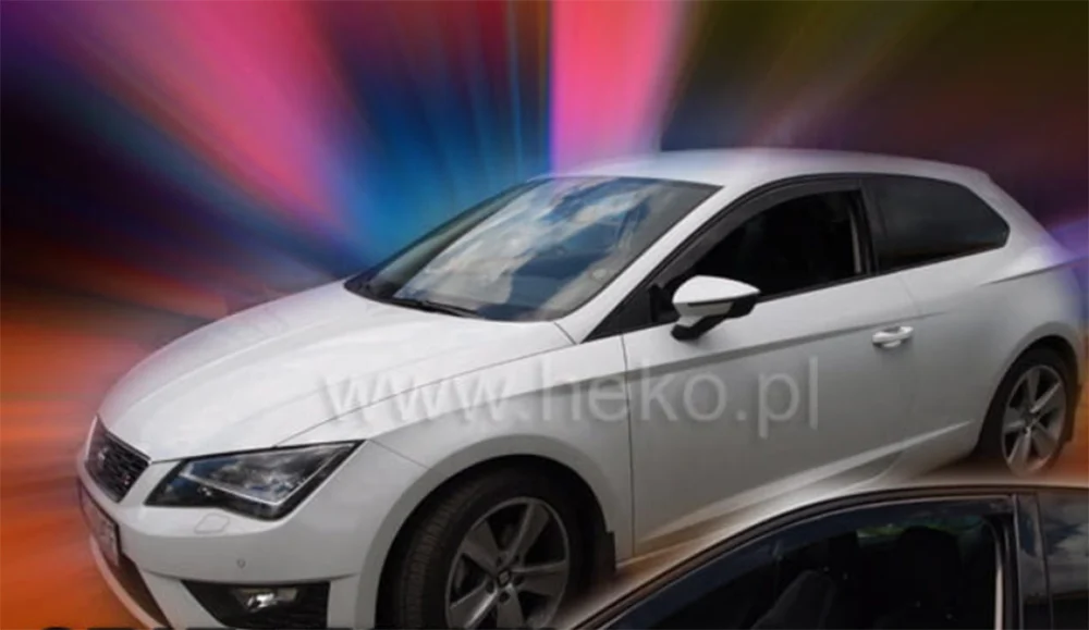 ΑΝΕΜΟΘΡΑΥΣΤΕΣ ΓΙΑ SEAT LEON 3 3D 2013R+ ΖΕΥΓΑΡΙ ΑΥΤΟΚΙΝΗΤΟΥ ΑΠΟ ΕΥΚΑΜΠΤΟ ΦΙΜΕ ΠΛΑΣΤΙΚΟ HEKO - 2 ΤΕΜ. ΑΝΕΜΟΘΡΑΥΣΤΕΣ ΓΙΑ SEAT LEON 3 3D 2013R+ ΖΕΥΓΑΡΙ ΑΥΤΟΚΙΝΗΤΟΥ ΑΠΟ ΕΥΚΑΜΠΤΟ ΦΙΜΕ ΠΛΑΣΤΙΚΟ HEKO - 2 ΤΕΜ. - Image 1